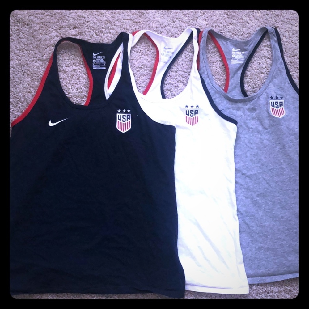 Nike USA soccer tank top